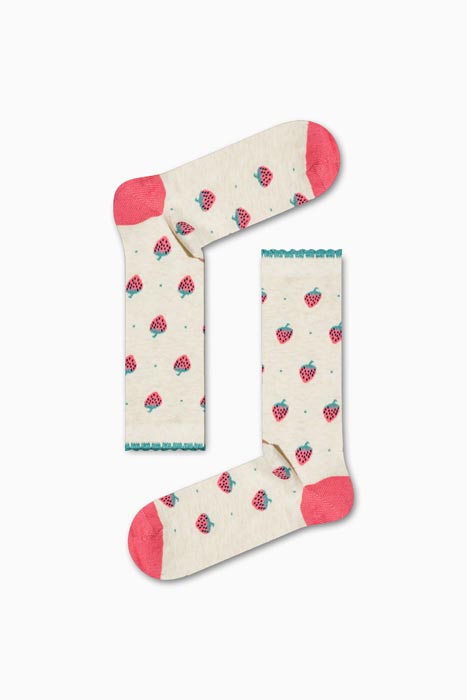 0-43 Κάλτσα Unisex με Σχέδιο Little strawberry - Image 1