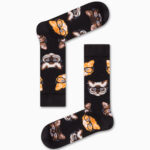 Κάλτσα Unisex με Σχέδιο Black Cats With Glasses