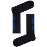 Κάλτσα Unisex με Σχέδιο Black Blue EL172