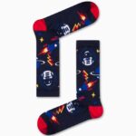 Καλτσα Unisex με Σχέδιο Dark Blue Space