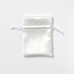 ΠΟΥΓΚΙ ΛΕΥΚΟ ΣΑΤΕΝ ΓΥΑΛΙΣΤΕΡΟ 10x13cm