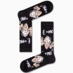 Καλτσα Unisex με Σχέδιο Black Einsteins