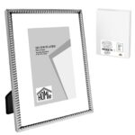 Κορνίζα Επάργυρη Λεπτή Πλέξη 10x15cm Homie 322079