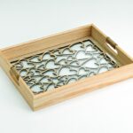 ΞΥΛΙΝΟΣ ΔΙΣΚΟΣ ΠΑΡΑΛΛΗΛΟΓΡΑΜΜΟΣ ΚΑΡΔΙΕΣ PLEXIGLASS 40Χ30Χ6Υ