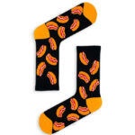 Κάλτσα Unisex με Σχέδιο Hot Dog