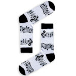 Κάλτσα Unisex με Σχέδιο Music Notes