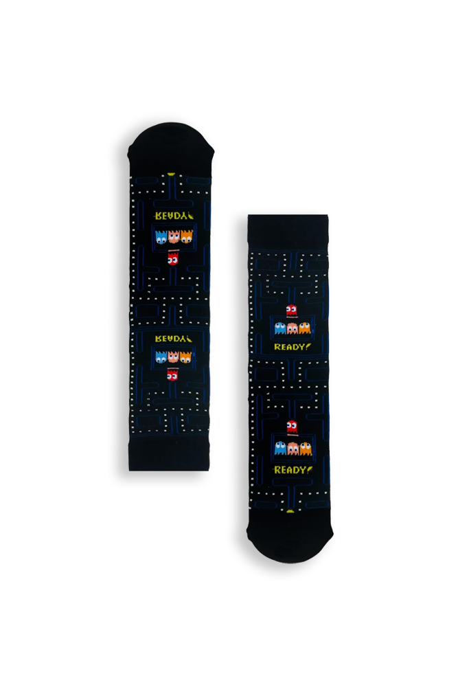 1pacgame Κάλτσα Unisex με Σχέδιο Pac-Man Game - Image 1