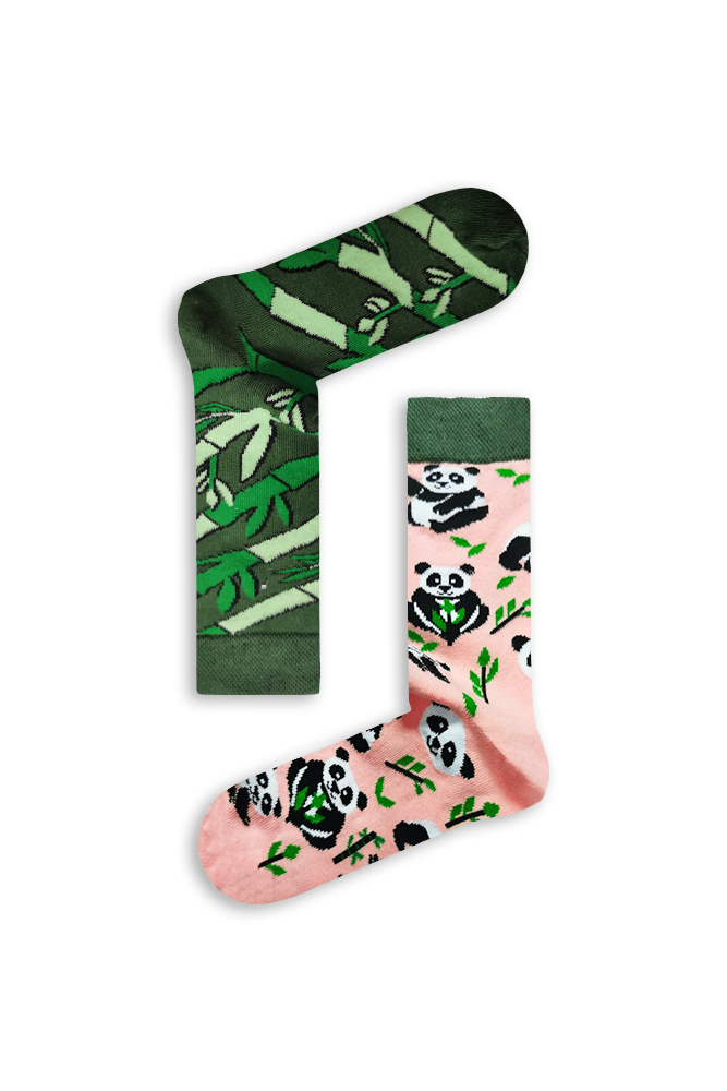 1panda-baboo1 Κάλτσα Unisex με Σχέδιο Panda Bamboo - Image 1