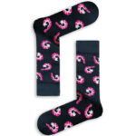Κάλτσα Unisex με Σχέδιο Pink Shrimp