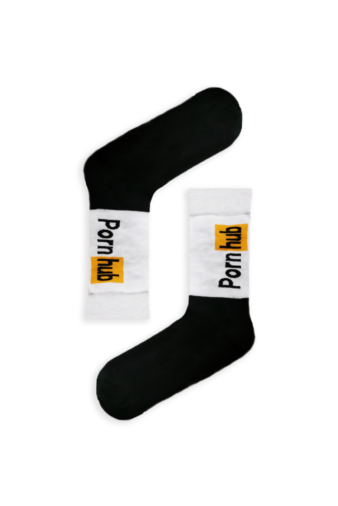 1pornhub Κάλτσα Unisex με Σχέδιο P***Hub - Image 1