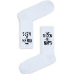 Κάλτσα Unisex με Σχέδιο QUEEN NAPS