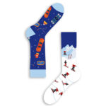 Κάλτσα Unisex με Σχέδιο Ski