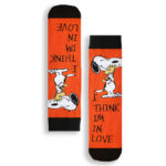 Κάλτσα Unisex με Σχέδιο Snoopy Love