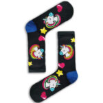 Κάλτσα Unisex με Σχέδιο Unicorn