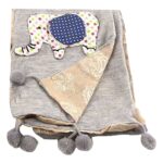 Φουλάρι με Λαχούρια & Φουντίτσες 130x20cm 4teen4ty 401089 - Image 2