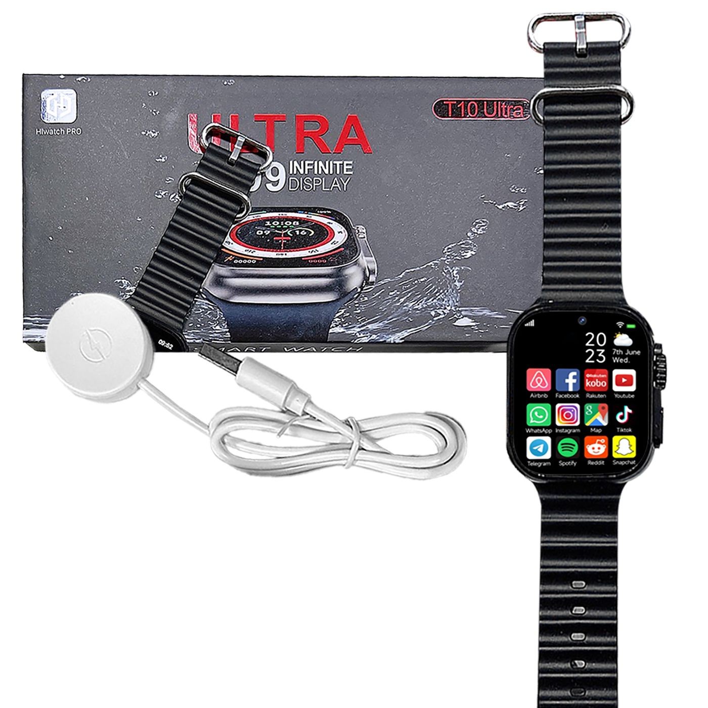 20-1410 Ρολόι Smartwatch Λουράκι Μαύρο 4teen4ty 401430 - Image 1