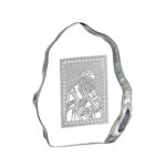 ΕΙΚΟΝΑ ΠΑΝΑΓΙΤΣΑ ΓΥΑΛΙΝΗ ΣΕ ΛΕΥΚΟ KOYTAKI 5x6cm