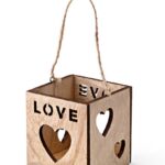 ΜΠΟΜΠΟΝΙΕΡΑ ΞΥΛΙΝΟ ΚΗΡΟΠΗΓΙΟ LOVE  8Χ8Χ9