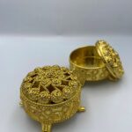 ΜΠΟΜΠΟΝΙΕΡΑ PVC ΜΠΙΖΟΥΤΙΕΡΑ ΧΡΥΣΗ VINTAGE 7X5CM