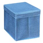 Σκαμπό Αποθηκευτικό Πτυσσόμενο 31x31x31cm Homie 42479 - Image 2