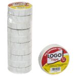 Μονωτική Ταινία Logo Λευκή 19mm x 18,3m Logo 65ΔΕ800