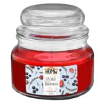 Κερί Wild Berries σε Βάζο με Καπάκι Μεσαίο 35h, 226gr Net, 10x9,5cm Homie 57473