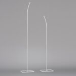 ΑΝΘΟΣΤΗΛΕΣ ΛΕΥΚΕΣ ΣΕΤ 2 ΤΕΜΑΧΙΩΝ 190cm 230cm