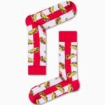Καλτσα Unisex με Σχέδιο Red White Tacos