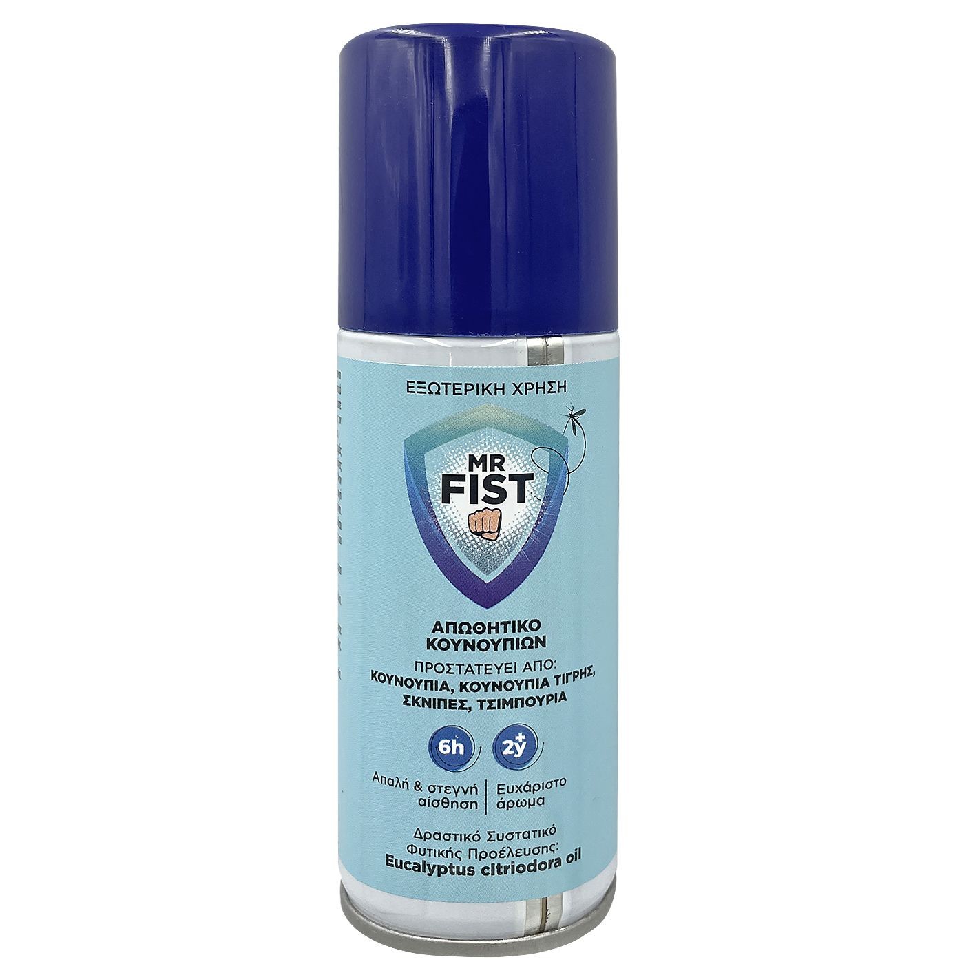 42-3287 Αεροζόλ Απωθητικό Κουνουπιών Mr Fist 100ml Airpack - Image 1