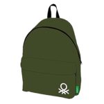 Τσάντα Εφηβική Χακί United Colors of Benetton 41x30x17cm Benetton
