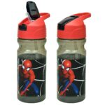Παγούρι Πλαστικό ps 550ml Spiderman Black City 21x7cm 550ml Gim 557-12203