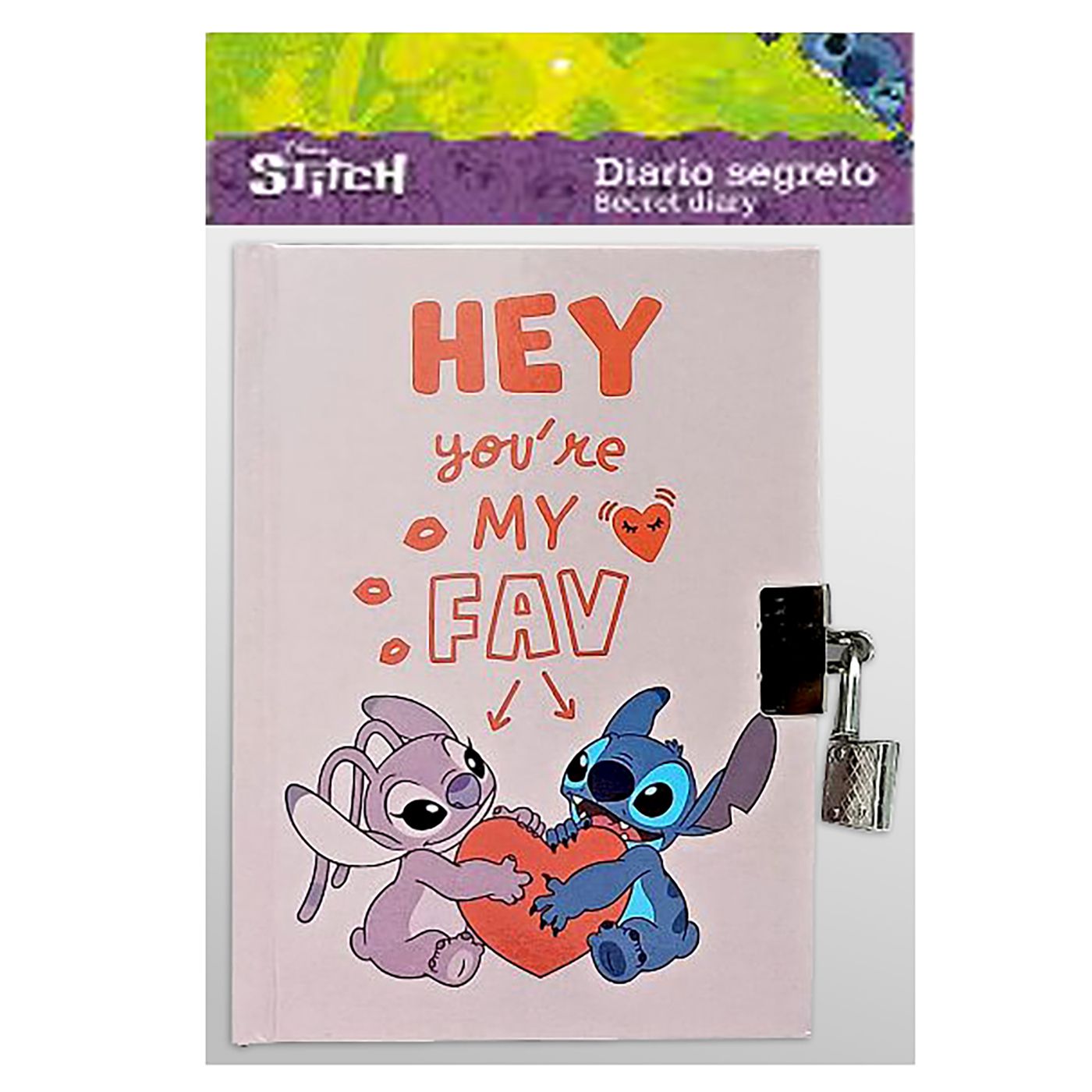 50-3558 Diary με Λουκέτο Stitch 10x15cm Stitch 8032780952905 - Image 1