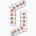Καλτσα Unisex με Σχέδιο Rainbow Hearts