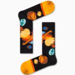 Καλτσα Unisex με Σχέδιο Orange Planets
