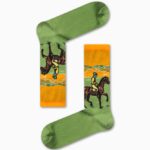 Καλτσα Unisex με Σχέδιο Man on the Horse