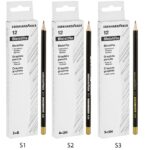Μολύβι Μαύρο Extra Νο2=β, No4=2h, Νο5=5h πακ=12τεμ  Faber 511101, 511112, 511115