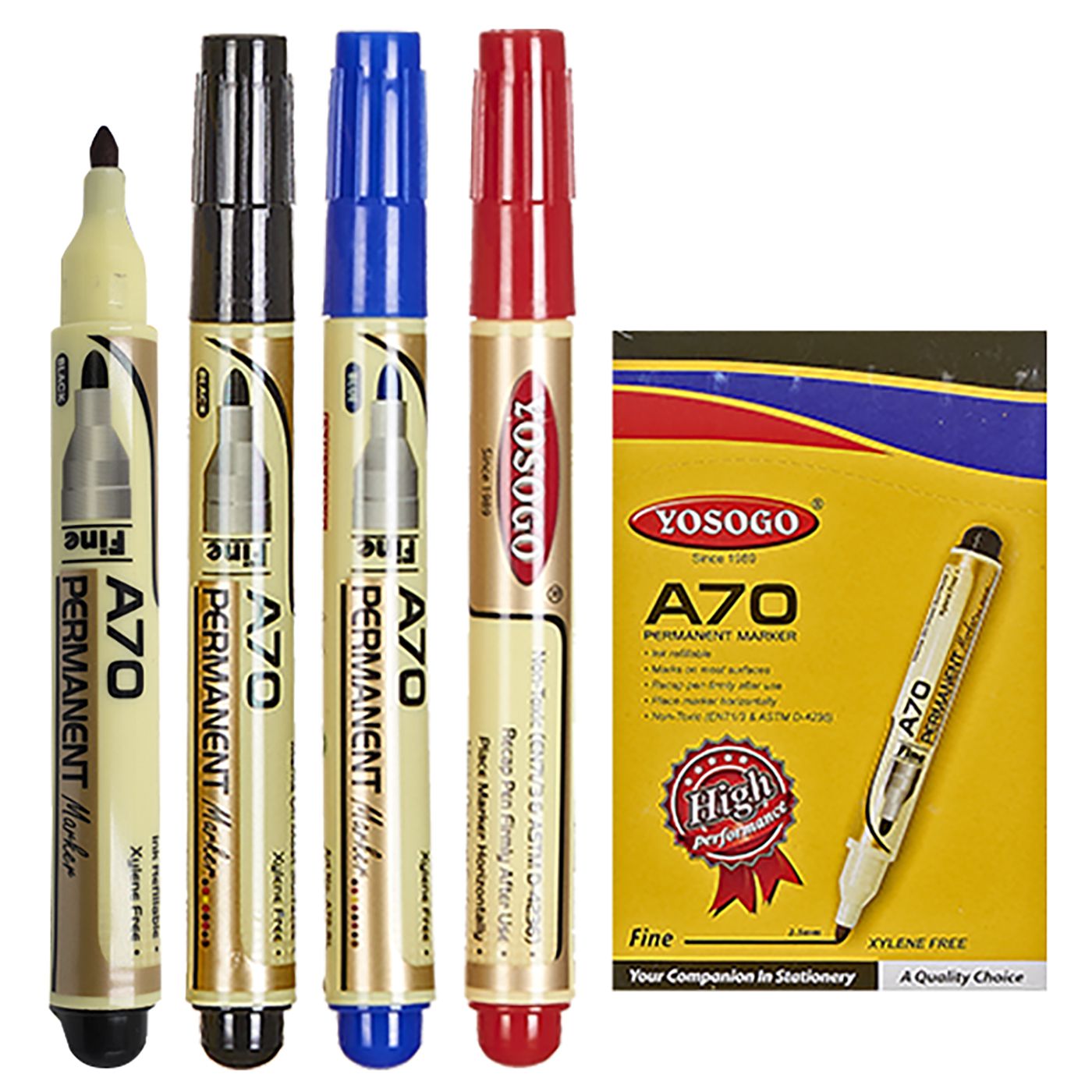 60-741 Μαρκαδόρος Ανεξίτηλος Yosogo 2.5mm JustNote 80761 - Image 1