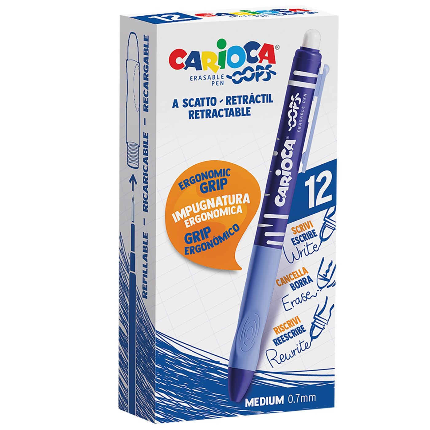60-771 Στυλό που Σβήνει με Γόμα Τζελ 0.7mm Carioca 43043/02 - Image 1