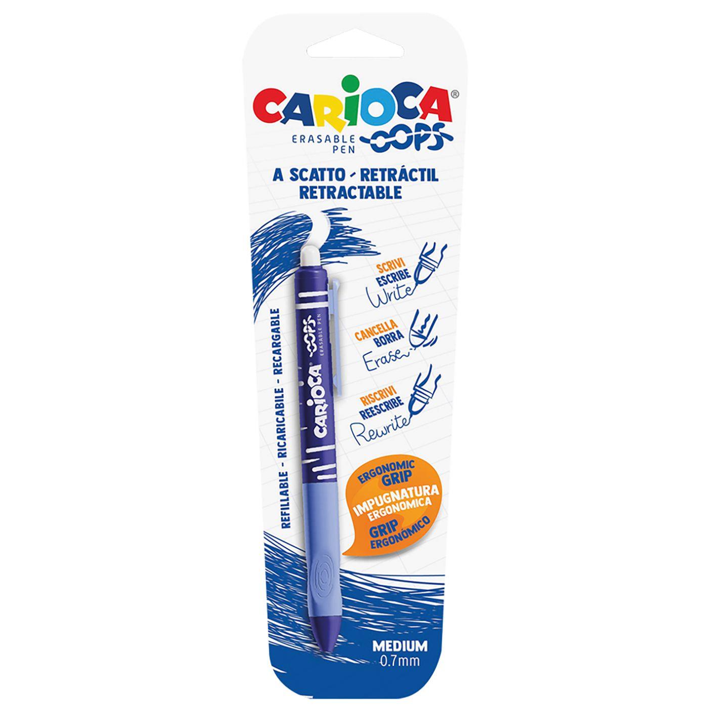 60-772 Στυλό που Σβήνει με Γόμα Καρτέλα Τζελ 0.7mm Carioca 41042/02 - Image 1