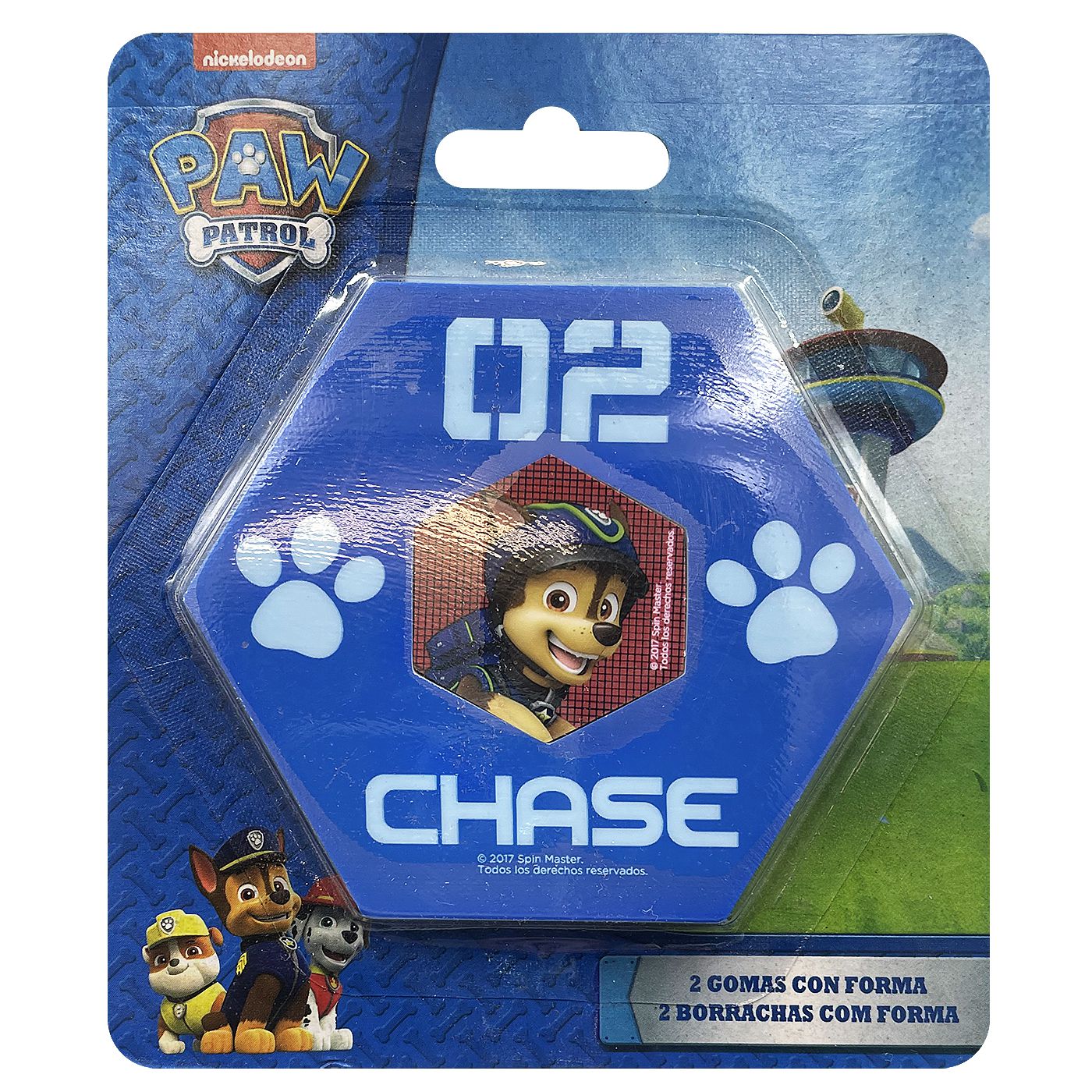 60-804 Γόμες paw Patrol σετ=2τεμ Paw Patrol - Image 1