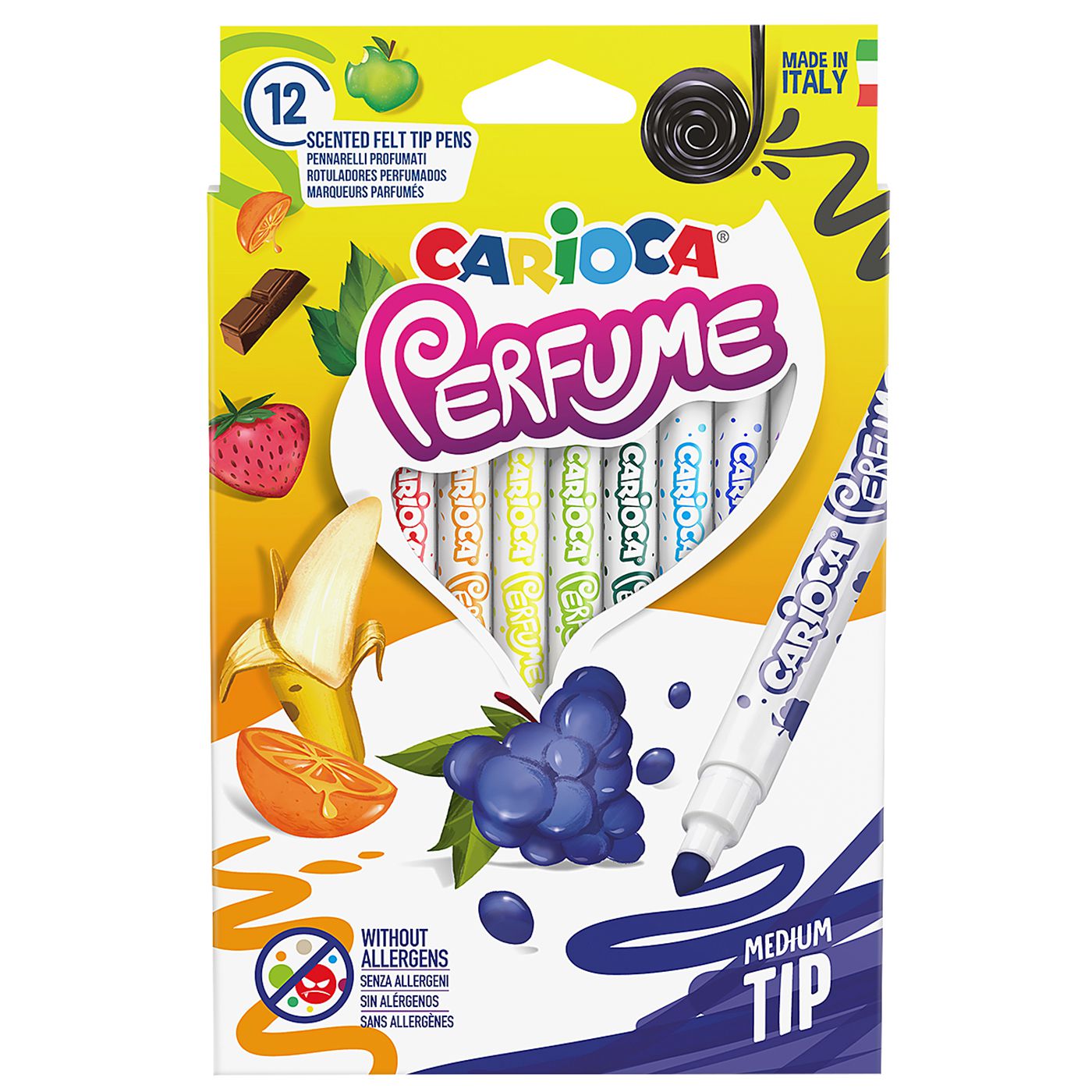 60-823 Μαρκαδόροι Carioca Perfume σετ=12 Χρώματα Carioca 42672 - Image 1