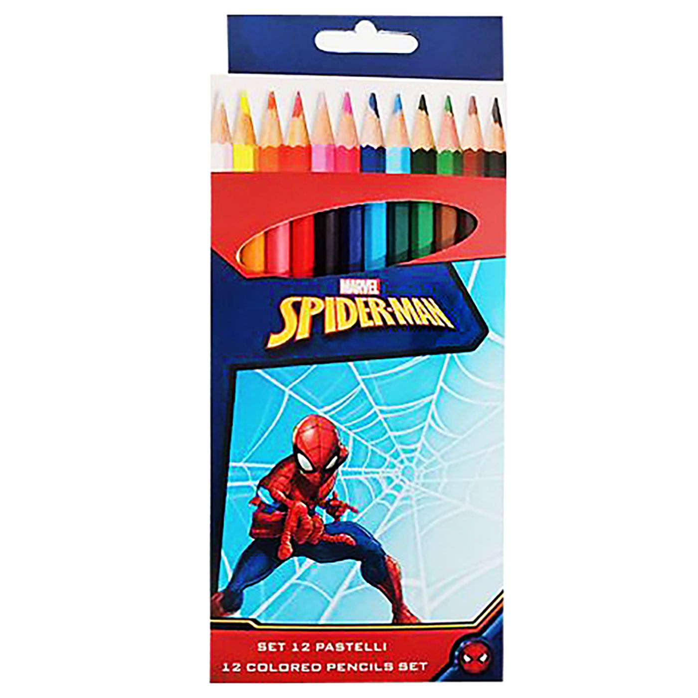 60-839 Ξυλομπογιές σετ=12 Χρώματα Spiderman Spiderman - Image 1