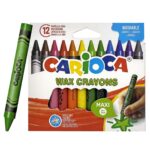 Κηρομπογιές Γίγας Carioca σετ=12χρωματα  Carioca 42369