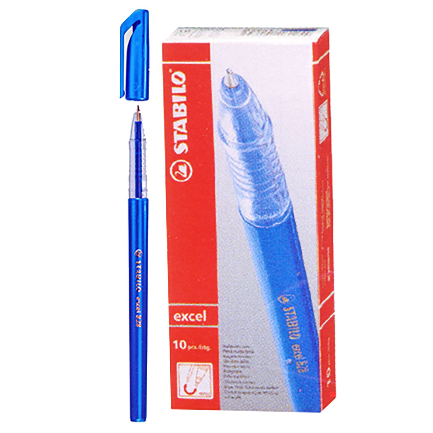 60-94 Στυλό Stabilo Excel Ballpoint Medium Stabilo 828 M/41BLUE - Image 1
