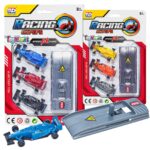 Σετ 3 Φόρμουλες Free Wheels με Εκτοξευτήρα 17x25x2cm ToyMarkt 88765