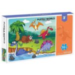 Παζλ 25 τεμ Αστεία Δεινοσαυράκια 15x10x3cm ToyMarkt 891863