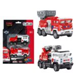 Σετ 2 Πυροσβεστικά Pull Back σε Κουτί 17x24x5cm ToyMarkt 902254