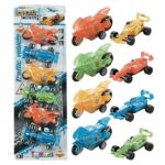 6 Οχήματα Pull Back σε Καρτέλα 12x38x3cm ToyMarkt 902274