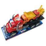 Φορτηγό Friction με 2 Δομικά Οχήματα 26x12x8cm ToyMarkt 902288 - Image 2