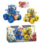 Σετ 2 Τρακτέρ Friction με Φώτα 24x12x10cm ToyMarkt 902307 - Image 2